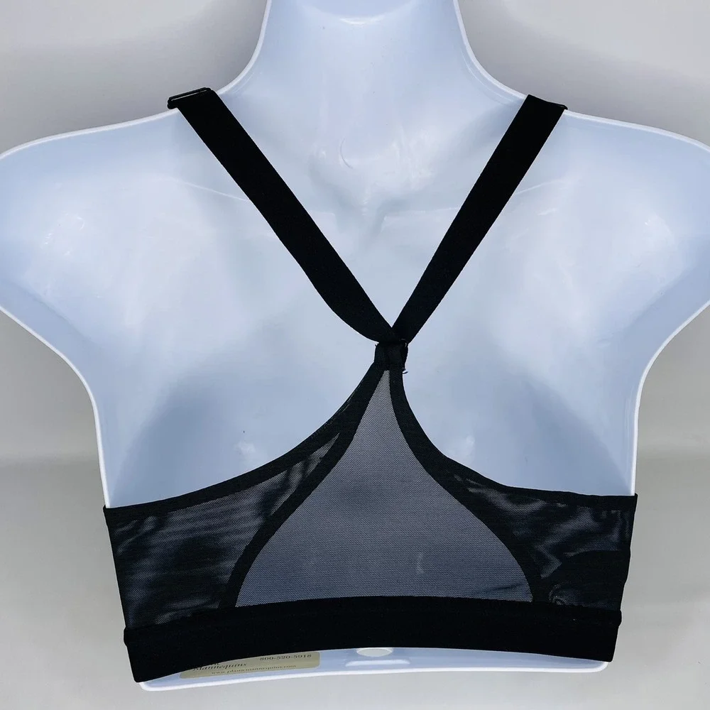 Victoria's Secret Lighweight Victoria Sports Bra Size 32C Black‎ Racerback